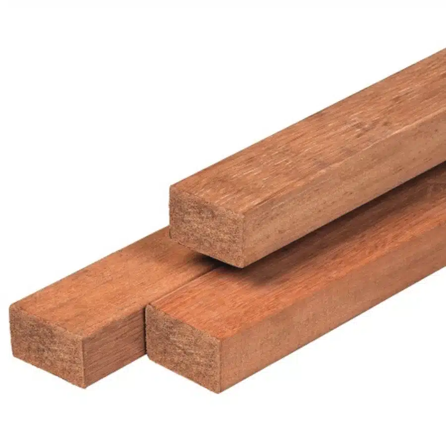 Hardhout regel 4,5 x 7,0 x 350 cm glad geschaafd – duurzaamheidsklasse 1
