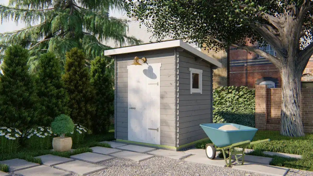 Blokhut – Tuinhuis Eigo | 19 mm | vuren onbehandeld
