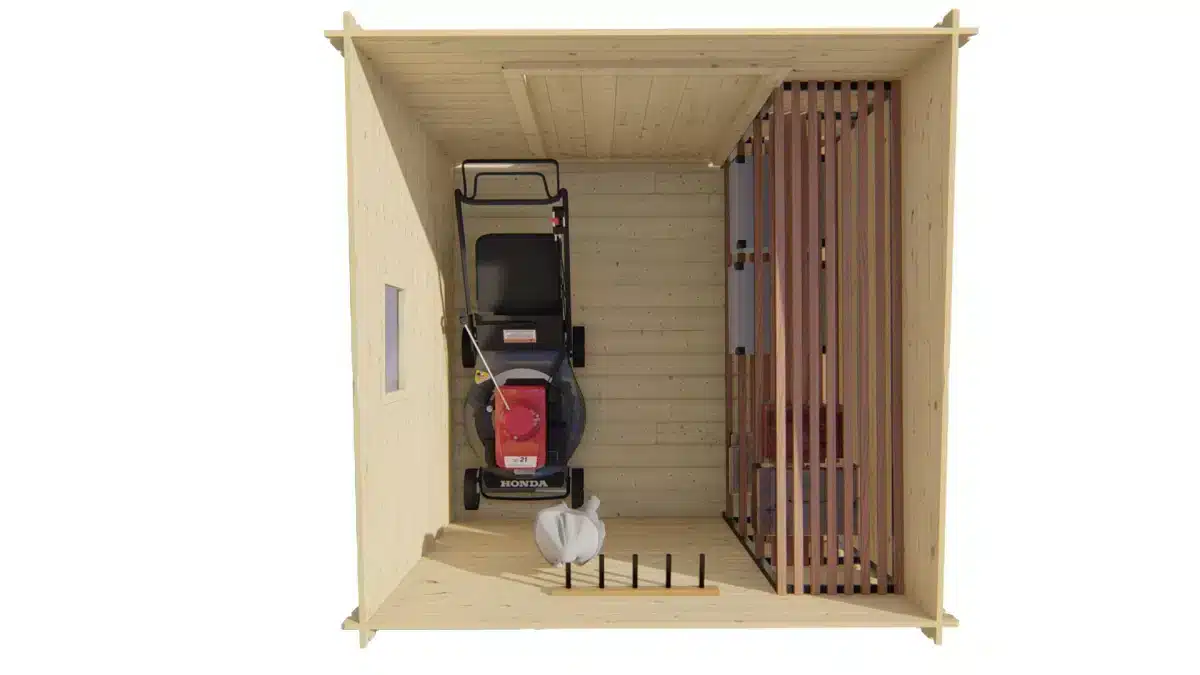 Blokhut – Tuinhuis Eigo | 19 mm | vuren onbehandeld