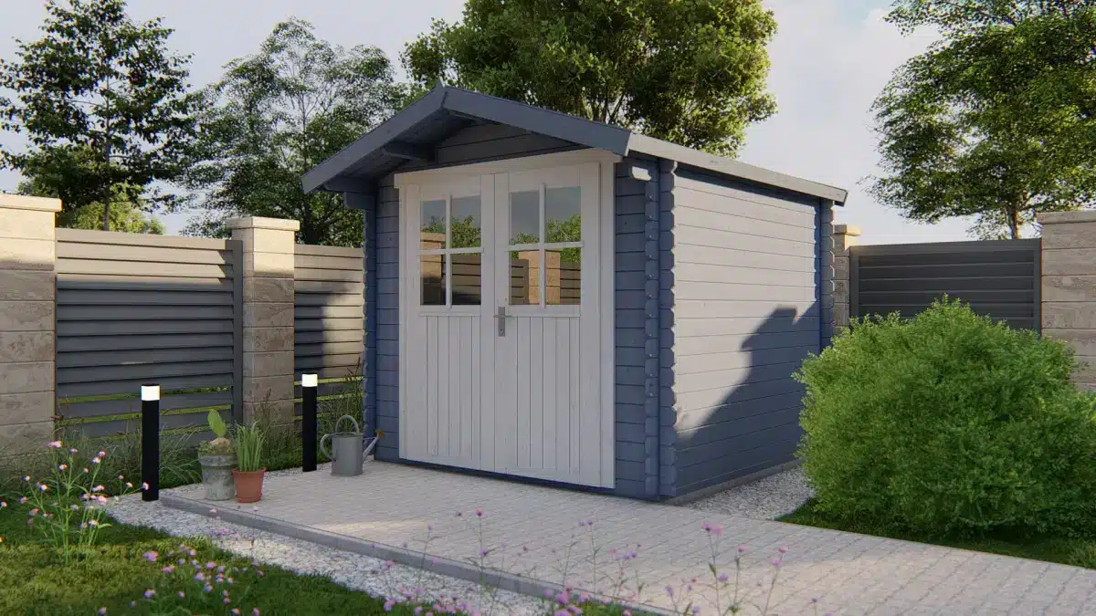 Blokhut – Tuinhuis Gitte | 28 mm | vuren onbehandeld