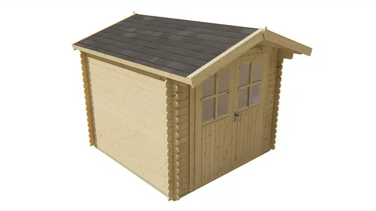 Blokhut – Tuinhuis Gitte | 28 mm | vuren onbehandeld