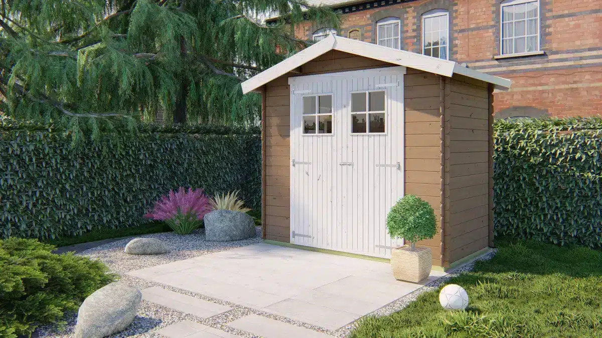Blokhut – Tuinhuis Malva | 19 mm | vuren onbehandeld