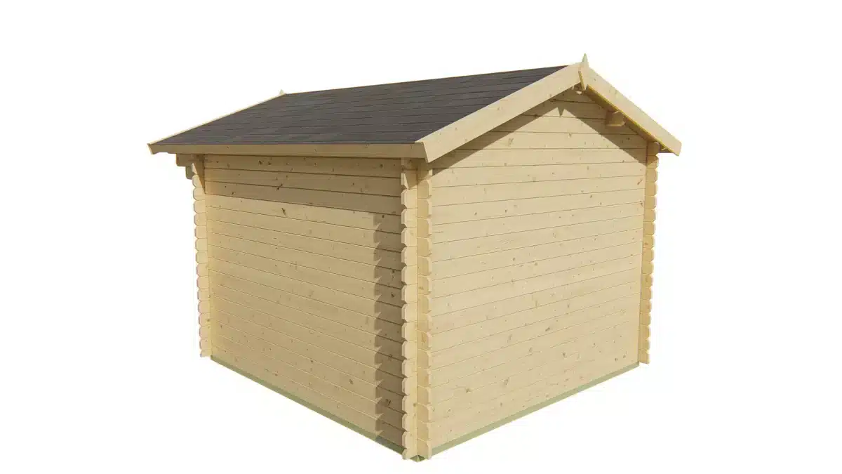 Blokhut – Tuinhuis Perlund | 28 mm | vuren onbehandeld