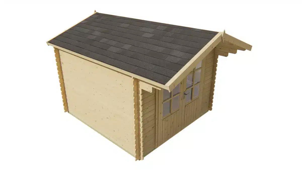 Blokhut – Tuinhuis Perlund | 28 mm | vuren onbehandeld