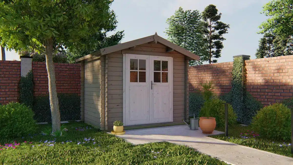 Blokhut – Tuinhuis Robert | 28 mm | vuren onbehandeld