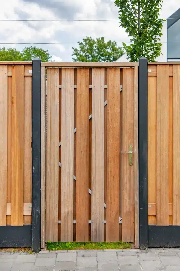 Tuindeur Privacy hardhout 150cm