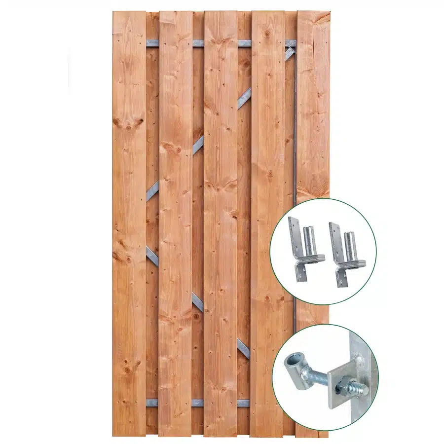 Red Class Wood tuindeur solide 120cm