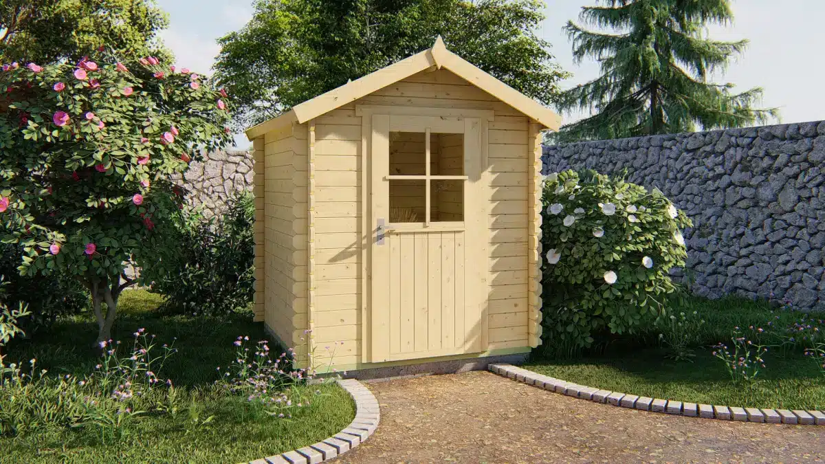 Blokhut – Tuinhuis Richard | 28 mm | vuren onbehandeld