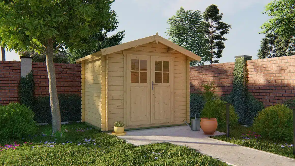 Blokhut – Tuinhuis Robert | 28 mm | vuren onbehandeld
