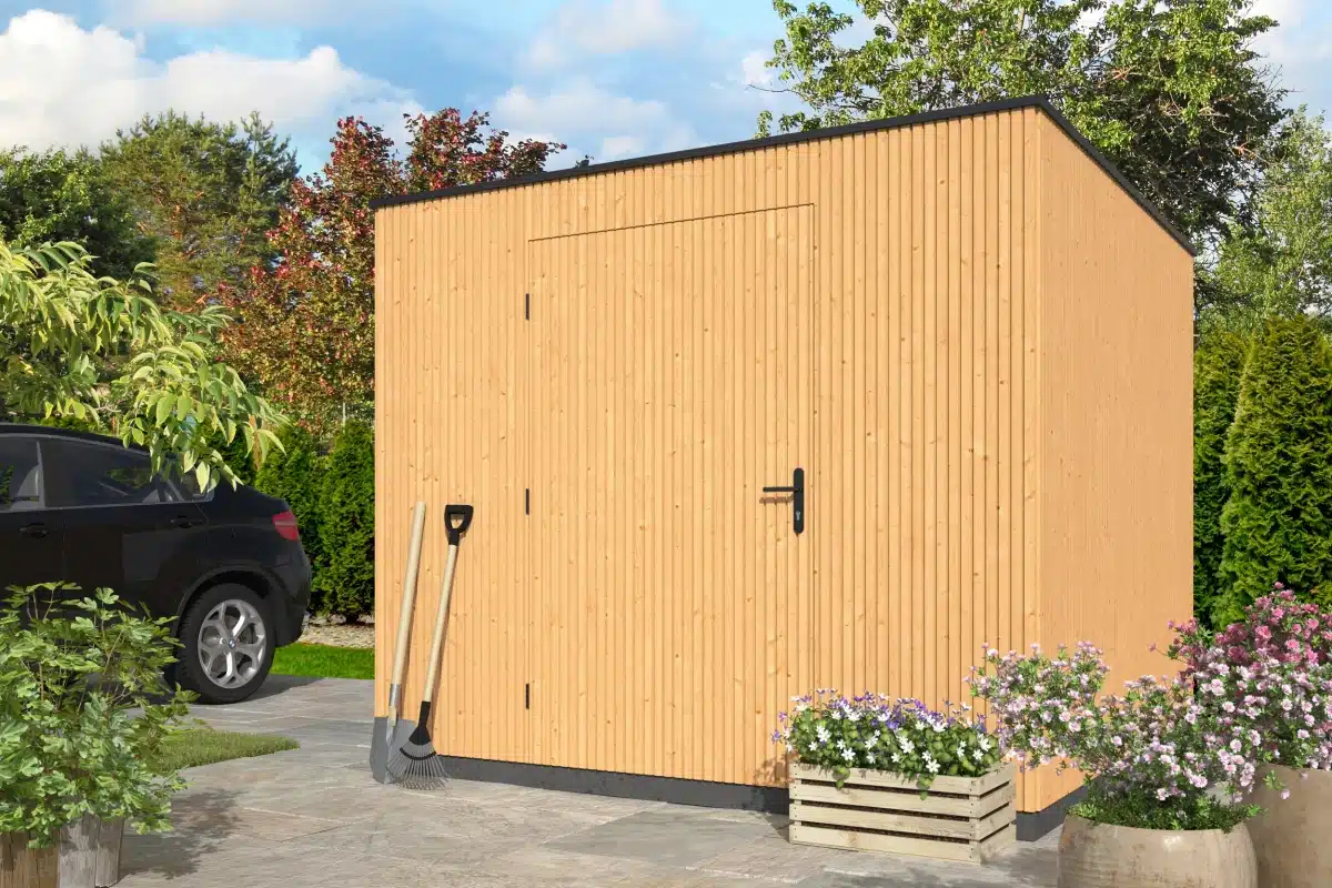 Red Class Wood tuinberging Durbin 300 x 300 cm