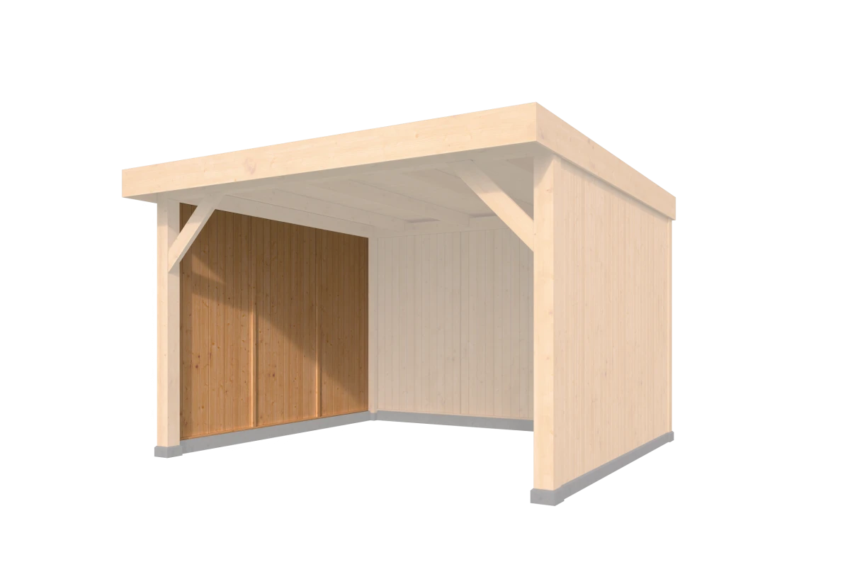 DHZ Rijssen vertikale wand module Type D 400 x 224 cm onbehandeld