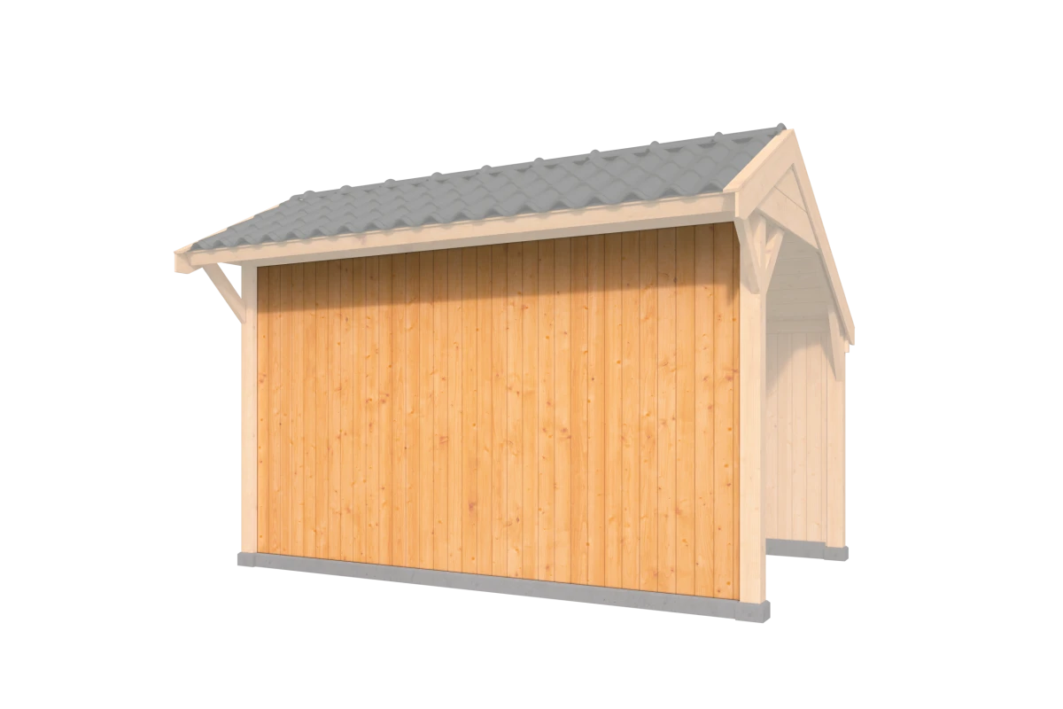 Verticale Wand Wisselsponning Type E Red Class Wood 400 x 224 cm