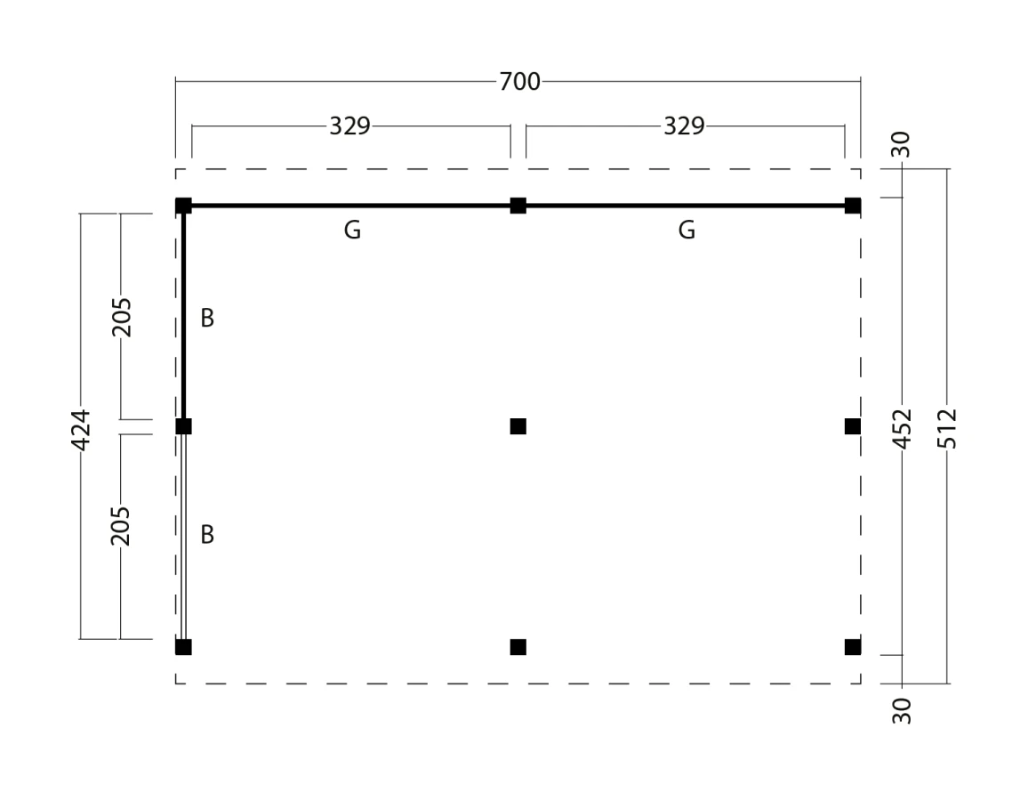 Kapschuur Billund XXL Samenstelling 2 Red Class Wood zwart gespoten