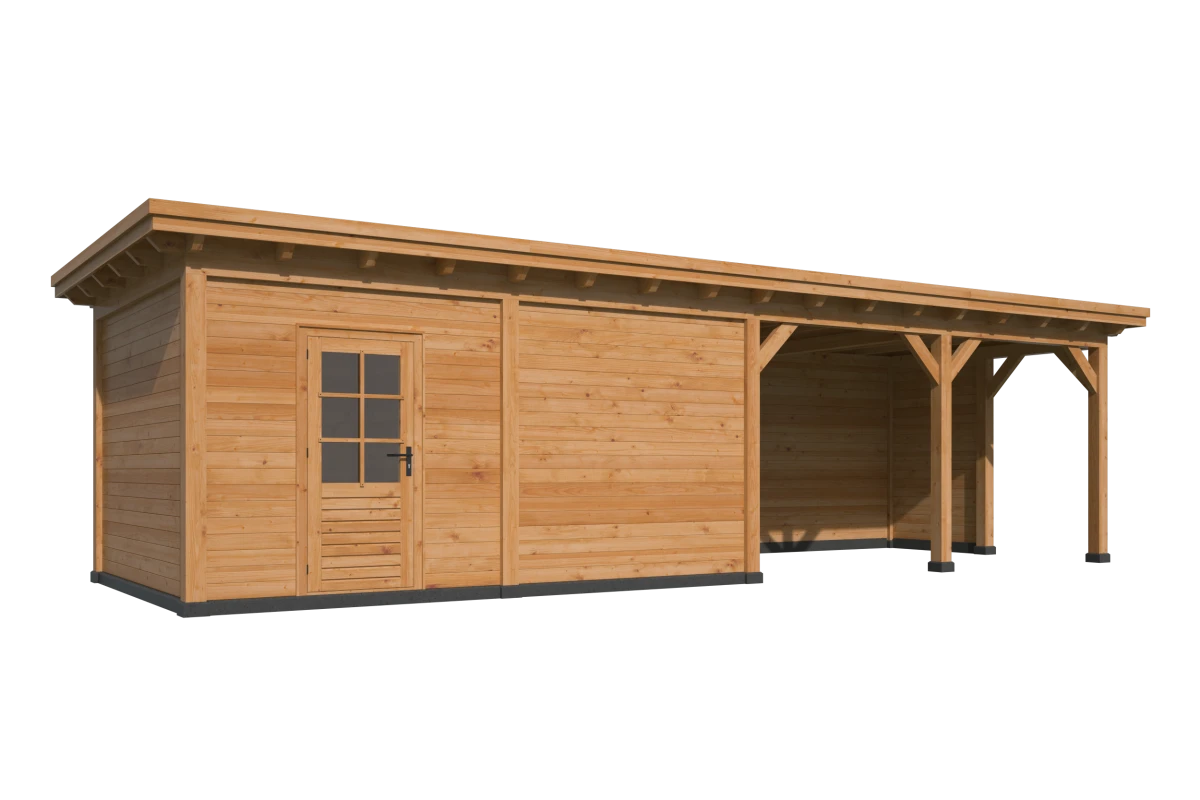 Platdak Odense XL Samenstelling 12 Red Class Wood