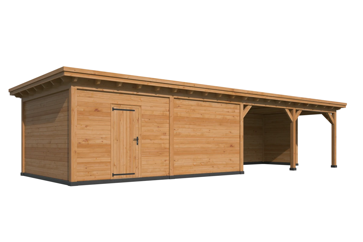 Platdak Odense XXL Samenstelling 12 Red Class Wood