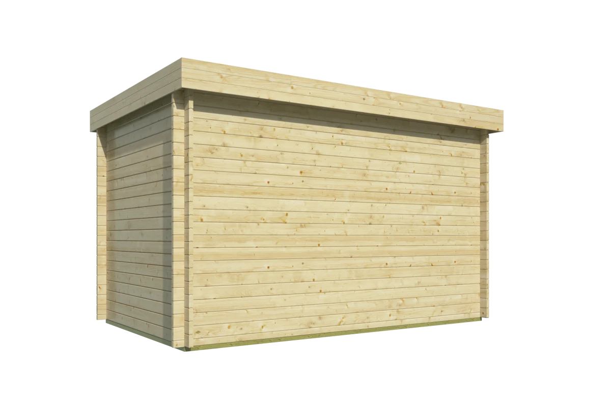 Blokhut – Tuinhuis Alana | 40 mm | vuren bruin geïmpregneerd