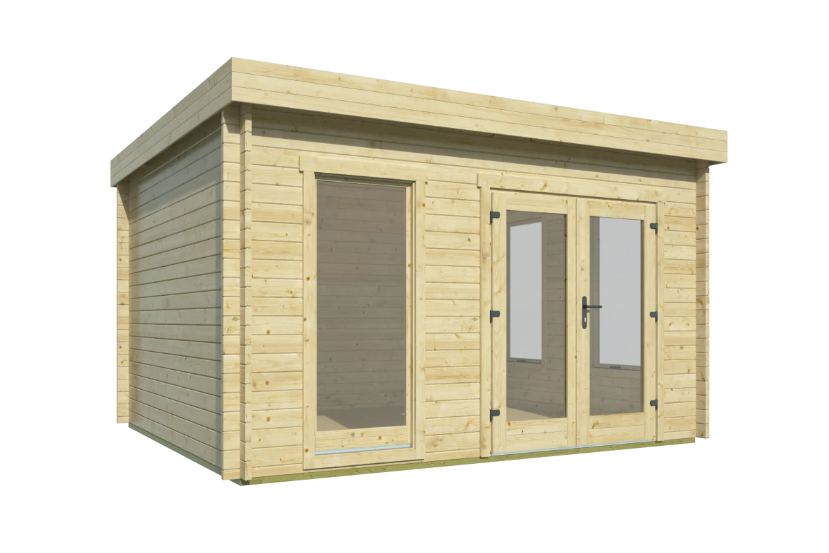 Blokhut – Tuinhuis Bruce | 40 mm | vuren Red Class Wood geïmpregneerd