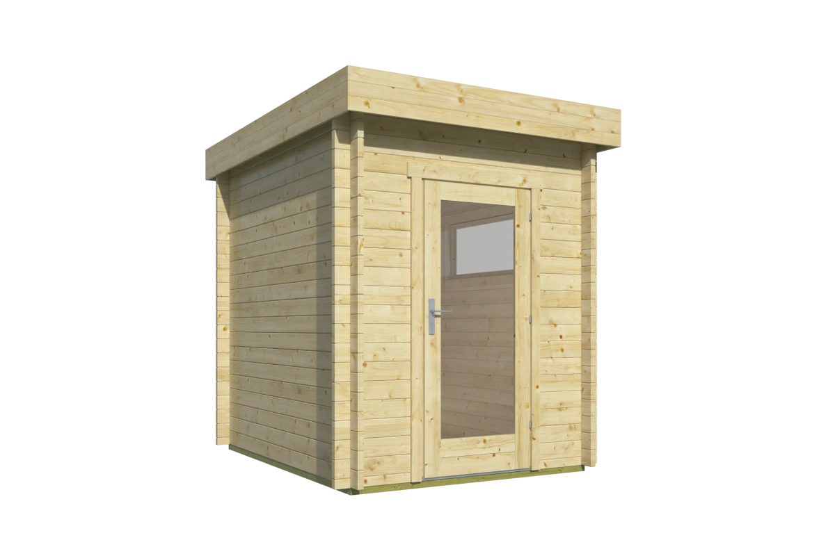 Blokhut – Tuinhuis Samuel | 40 mm | vuren groen geïmpregneerd