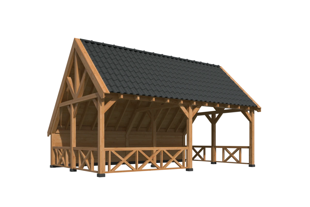Kapschuur Billund XXL Samenstelling 4 Red Class Wood