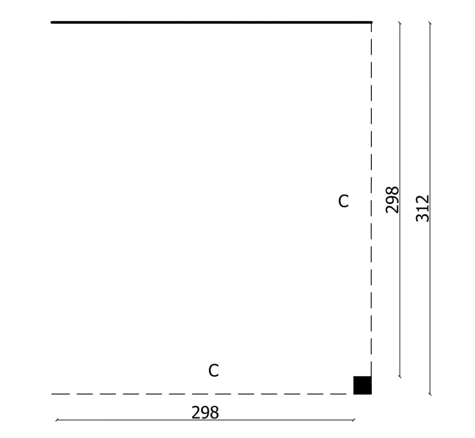 Kube line luifel / uitbreidingsset