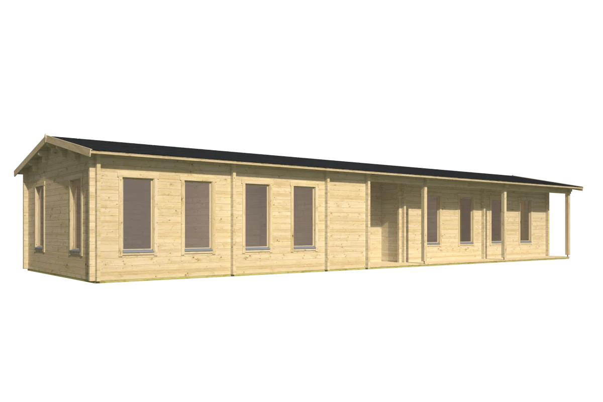 Blokhut – Tuinhuis Castlecomer | 70 mm | vuren onbehandeld