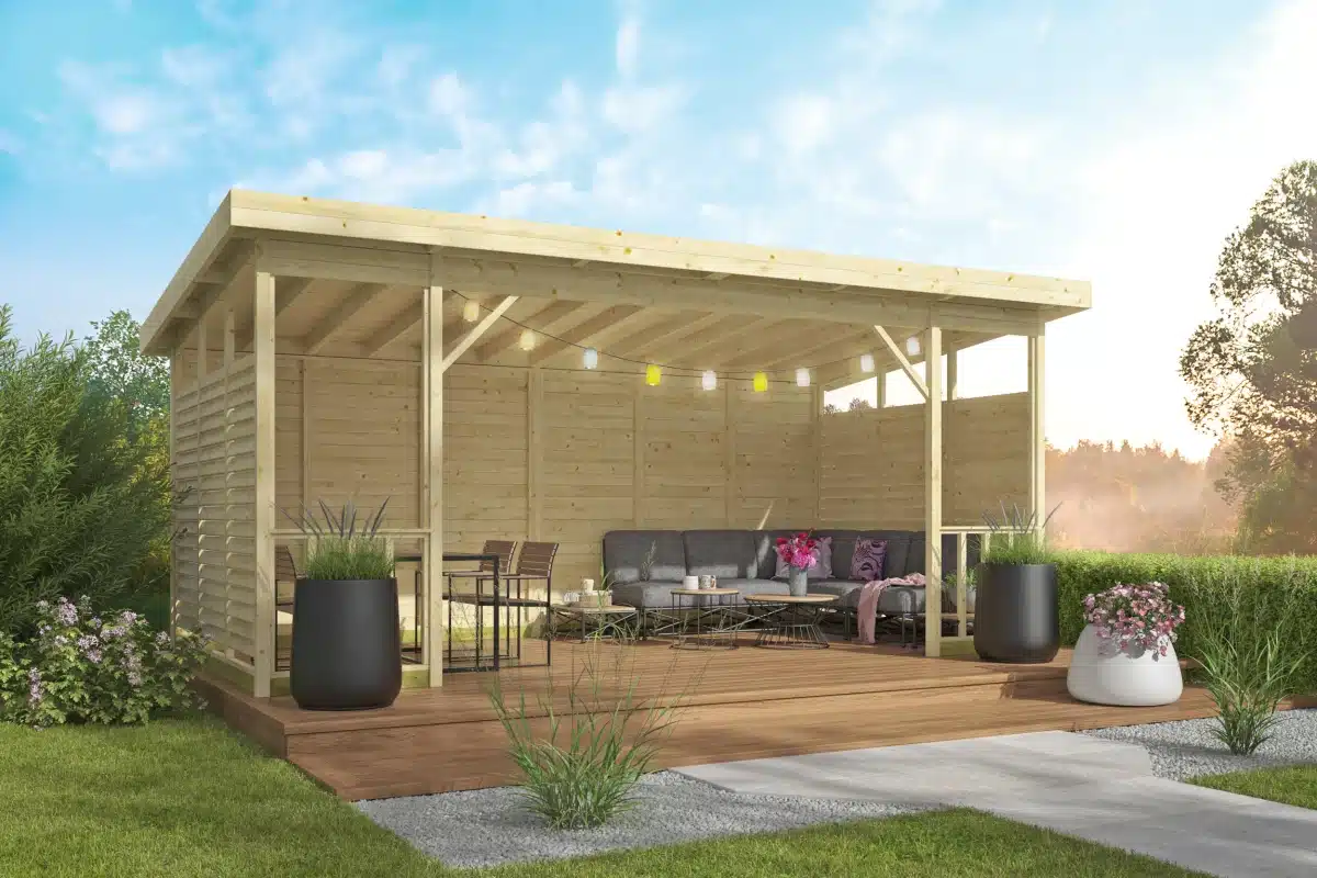 Paviljoen Kristina | geel geïmpregneerd