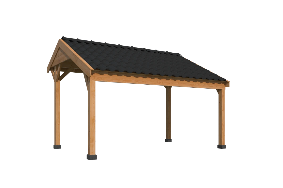 Kapschuur Economy basispakket Red Class Wood 400 x 300 cm