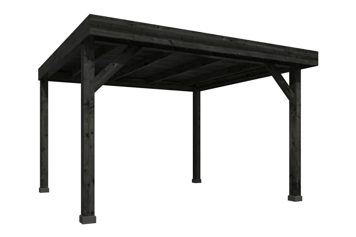 DHZ Rijssen Douglas 900 x 400 cm zwart geïmpregneerd