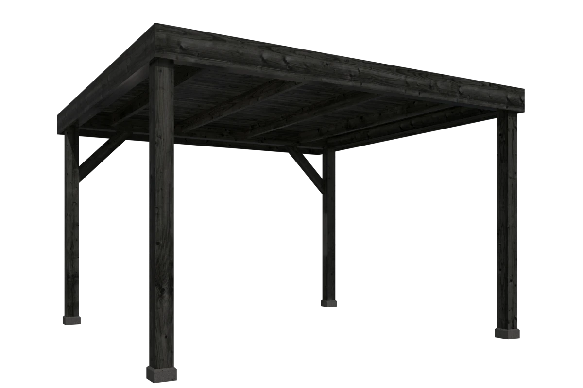 DHZ Rijssen Douglas 900 x 400 cm zwart geïmpregneerd